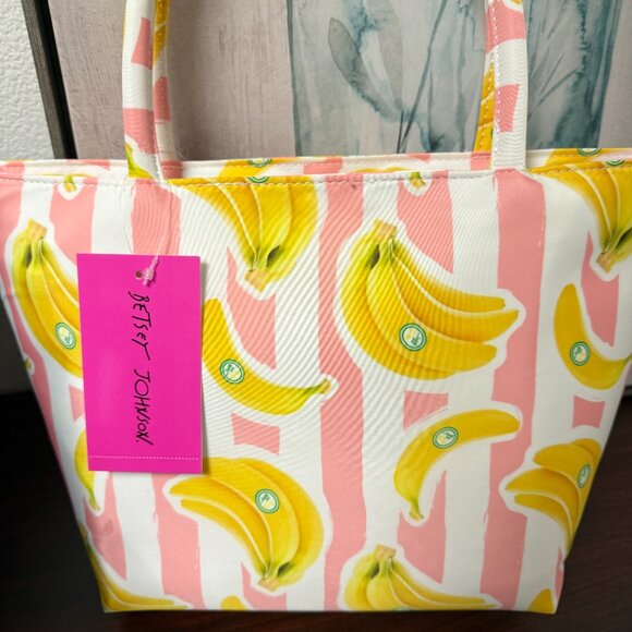 Betsey Johnson Banana Lunch Tote/Bag NWT - Picture 3 of 7